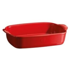 Alternative view of EMILE HENRY Керамична провоъгълна форма за печене " SMALL RECTANGULAR OVEN DISH"- 30 х 19 см - цвят червен