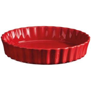 Alternative view of EMILE HENRY Керамична дълбока форма за тарт "DEEP FLAN DISH" - Ø 24 см - цвят червен