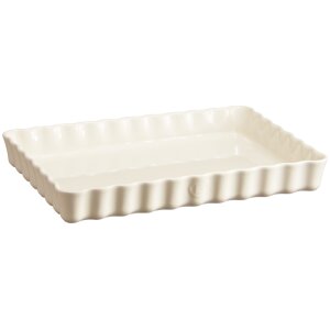 Alternative view of EMILE HENRY Керамична провоъгълна форма за тарт "DEEP RECTANGULAR TART DISH "- 33,5 х 24 - цвят екрю