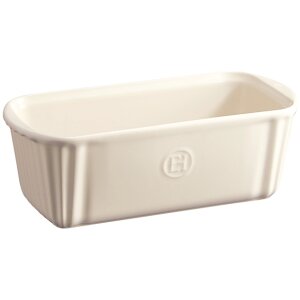 Alternative view of EMILE HENRY Керамична провоъгълна форма за печене "SMALL LOAF DISH" - 24 х 11  - цвят екрю