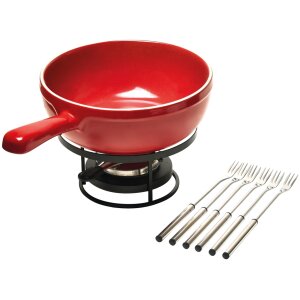Alternative view of EMILE HENRY Керамичен сет за фондю "FONDUE SET" - 35 х 24 см - цвят червен