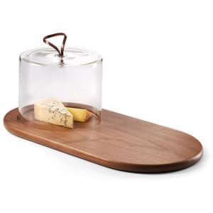 PHILIPPI Плато за сирена "WALNUT" със стъклен капак