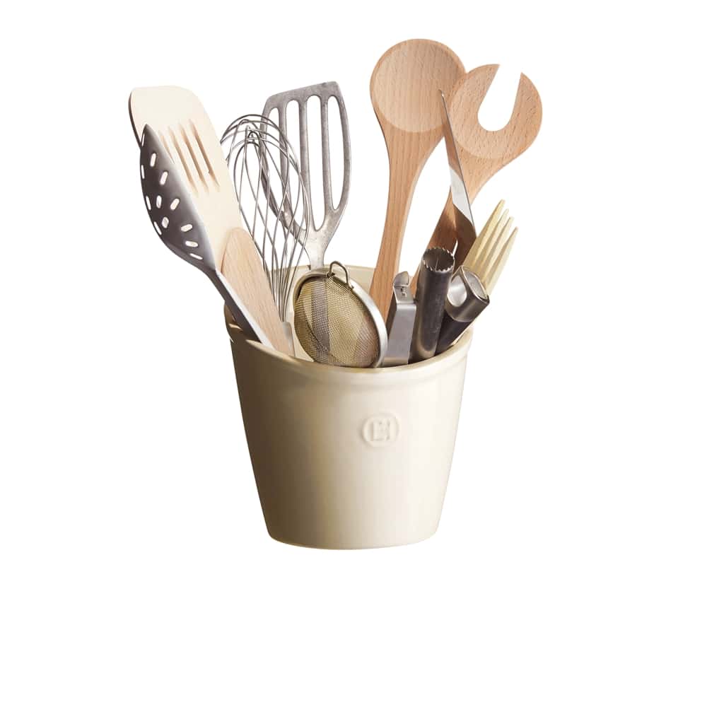 EMILE HENRY Керамичен съд за прибори UTENSIL POT - цвят екрю - Image 3