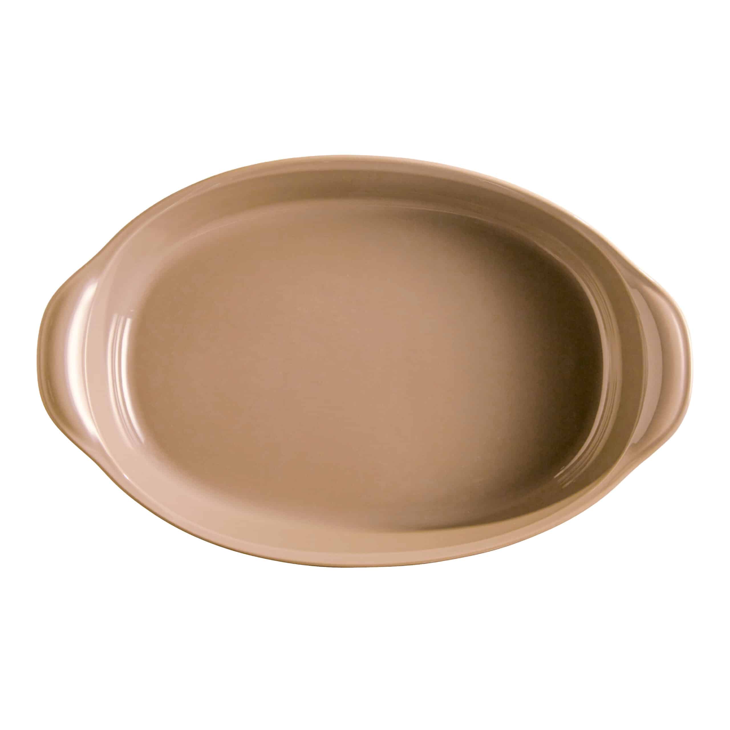 EMILE HENRY Керамична овална форма за печене "LARGE OVAL OVEN DISH" - 41,5 х 26,5 см - цвят капучино - Image 3