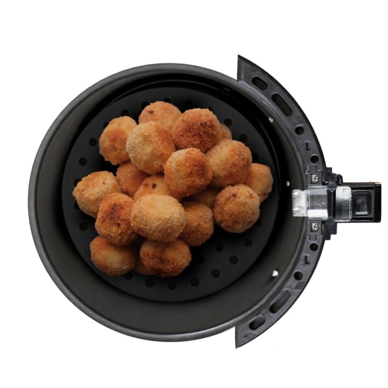Nerthus Перфорирана кръгла силиконова подложка за AIR FRYER - Image 2
